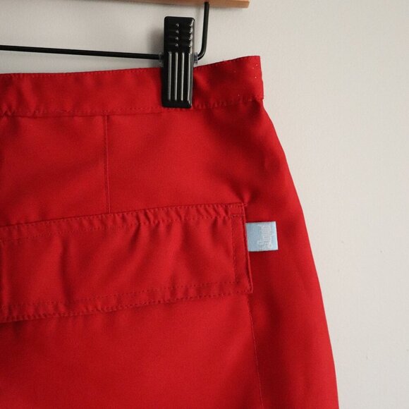 Liquid Boys Sz 10 Red Kids Swim Casual Drawstring Pocket Summer Shorts - Picture 6 of 11